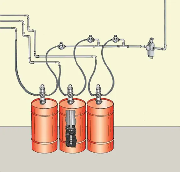 Pneumatic Fixed Grease Drum System – DVS2500